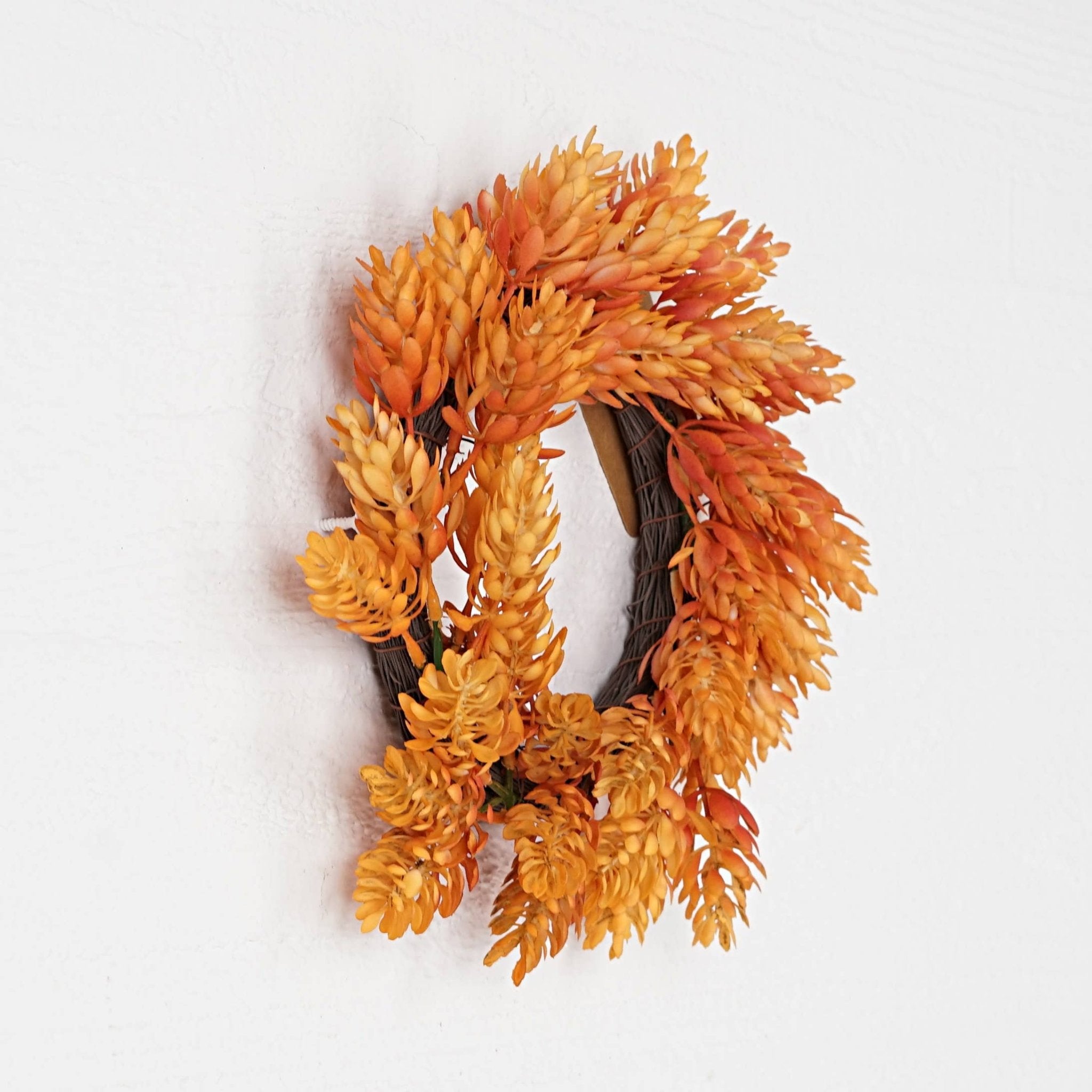 31636 - 10in Wreath - Mixed Orange Hops - 6/48pcs - HER Home Design Boutique